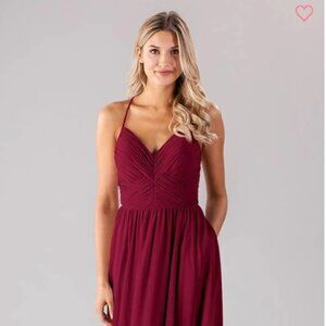 Kennedy Blue Bridesmaid Dress, Size 6 in Claret